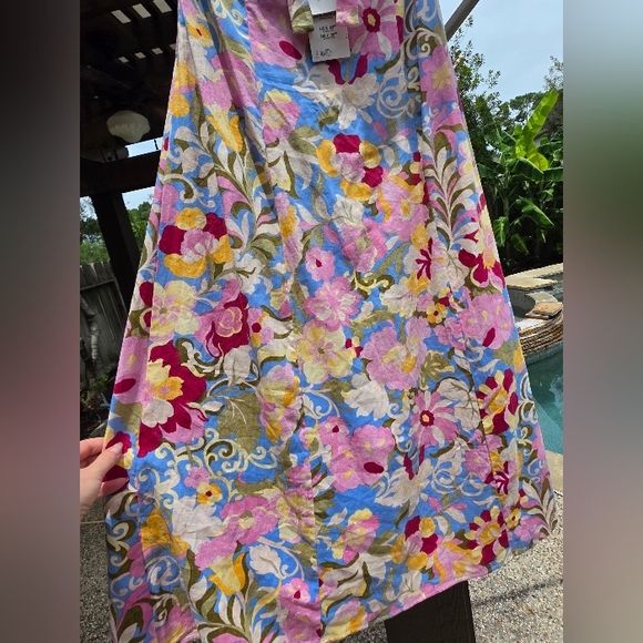 Zara Nwt Floral Halter Maxi Dress - Picture 9 of 15